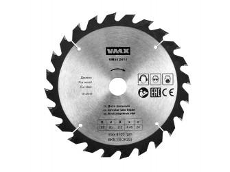 Диск пильный ф165х20 z24 дерево