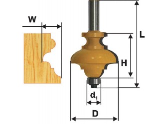 Фреза кромочная фигурная мультипрофиль хв 12мм