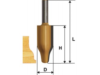 Фреза фигирейная вертикальная ф25,4х41,3мм хв 12мм