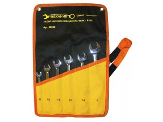 Набор ключей комбинированных 6 шт. чехол