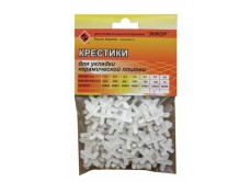Крестики для кафеля 5,0 мм, 100 штук, блистер
