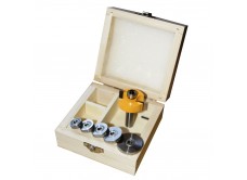 Набор фрез кромочных фальцевых, 6 подшипников, хвостовик 12 мм