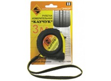 Рулетка 3м Каучук с фиксатором