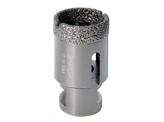 Коронка алмазная по керамограниту D 35 мм для УШМ сух. рез