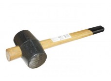 Киянка резиновая 225 грамм с деревянной рукояткой