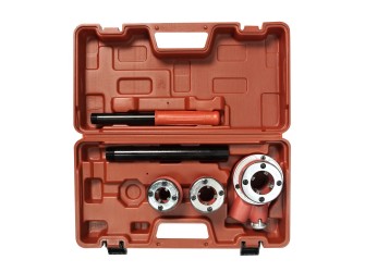 Набор клуппов трубных 1/2"-3/4"-1" с адаптером