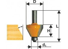Фреза кром конусная ф50,8х22,2мм 45° хв 12мм