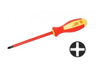 Отвертка PH2х125 мм, диэлектрическая 1000В