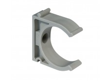 Крепление для трубы 16 мм серое