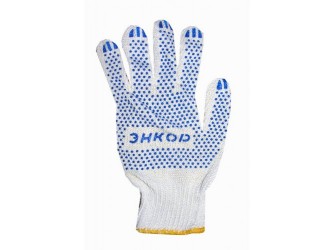 Перчатки х/б с ПВХ ЭНКОР 1/10
