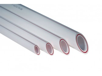 Труба PPR 32х 5,4мм PN25 армир.стек.белая (4/80)