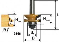 Фреза комб рамочная ф41,3х26мм хв 12мм