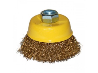 Щетка для УШМ М14/65 мм, чашечная, сталь прямая