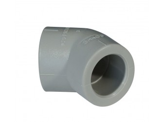 Уголок PPR 20 мм уг. 45° серый