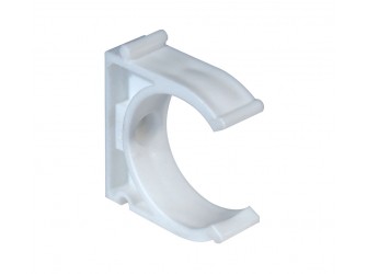 Крепление для трубы 16 мм белое