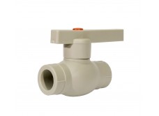 Кран шаровой PPR 20 мм серый