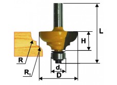 Фреза кром калевочная ф28,6х13мм R4мм хв 8мм