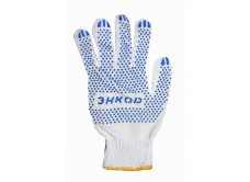 Перчатки х/б с ПВХ ЭНКОР пов. прочности 1/10