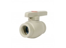 Кран шаровой PPR 25 мм серый