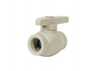 Кран шаровой PPR 25 мм серый