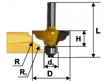 Фреза кром калевочная ф34.9х13мм R4/4,8мм хв 8мм