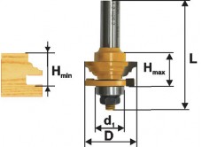Фреза комбинированная рамочная ф41х24мм хв. 12мм
