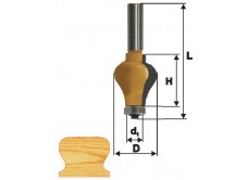 Фреза кромочная фигурная Ф32Х38 мм, хвостовик 12 мм