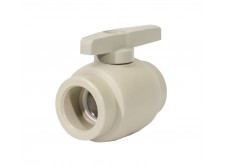 Кран шаровой PPR 32 мм серый