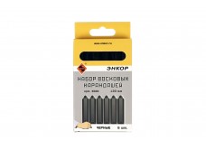 Набор восковых карандашей 6 шт. черные