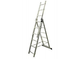 Лестница трехсекционная 3х 7 ступеней "Энкор"