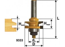 Фреза комб рамочная ф41,3х26мм хв 12мм