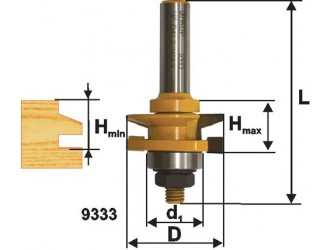 Фреза комб рамочная ф41,3х26мм хв 12мм