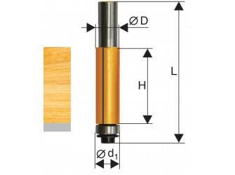 Фреза кромочная прямая ф9,5х13мм хв 8мм