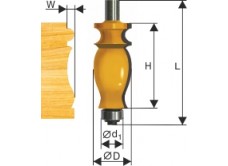 Фреза кромочная фигурная ф25,4х41мм хв 12мм