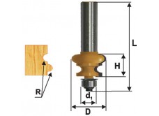 Фреза кром фигурная ф25,4х16мм R3,2мм хв 12мм