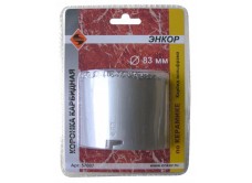 Коронка карбидная по керамике Ф83 мм