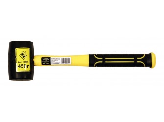 Киянка резиновая 450 грамм с фиберглассовой рукояткой