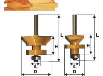 Набор фрез д/изг вагонки ф50х30мм хв 8мм 2шт