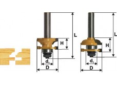 Набор фрез комбинированных рамочных, хвостовик 12 мм, 2 штуки