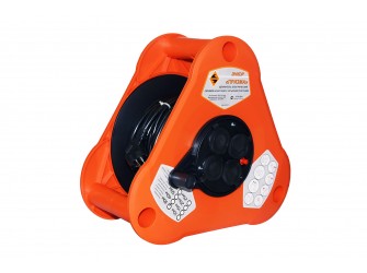 Удлинитель электрический силовой кат. Призма 50м 4роз ЭНКОР